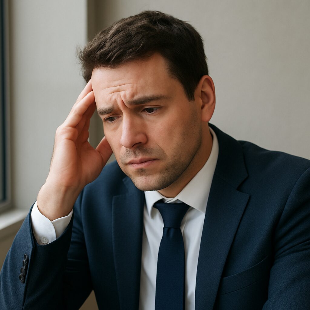 いい出会いがなく悩む男性